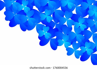 Clover leaves background. Suitable for Saint Patrick's Day, nature concept, and other. Vector Illustration
