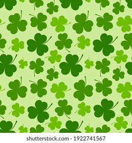 Clover leaves background. Suitable for Saint Patrick's Day, nature concept, and other.