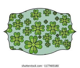 Clover leaves frame