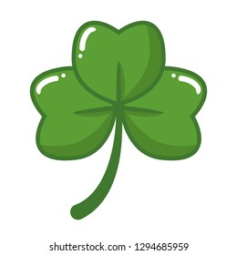 clover leaves happy st patricks day vector illustration