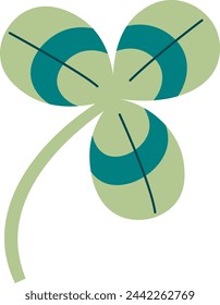 Clover Leaves Icon Vector Illustration