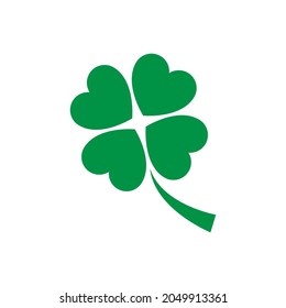 Clover leaves icon vector. Saint  Patrick Day illustration sign. leprechaun symbol or logo.