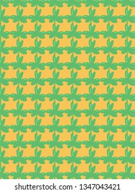 clover leaves pattern vector background