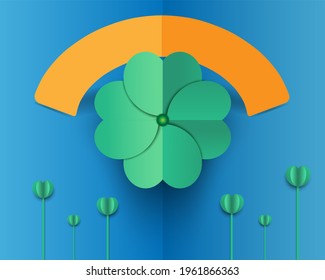 Clover leaves for presenting results