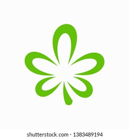 Clover Leaves vector logo design