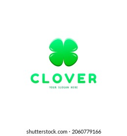 Clover Logo Design Concept. Vector Illustration