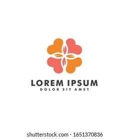 Ilustración vectorial del diseño del logotipo de Clover