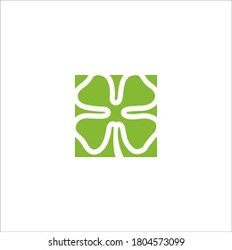 clover logo design vector sign