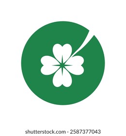Clover logo icon design template