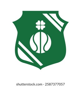 Clover logo icon design template