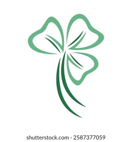 Clover logo icon design template