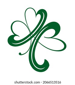 Clover Logo Template vector symbol nature. Shamrock design