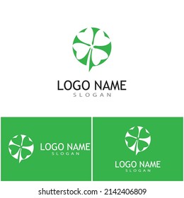 Clover Logo Template vector symbol nature