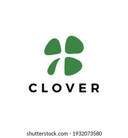 clover logo vector icon illustration