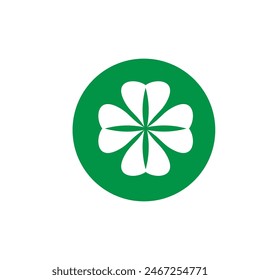 Clover logo vector template nature and symbol