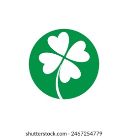 Clover logo vector template nature and symbol