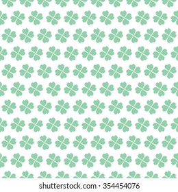 Clover luck green pattern