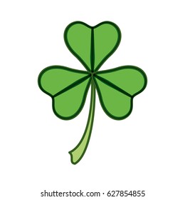 Clover lucky leaf