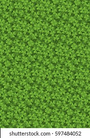 Clover meadow background