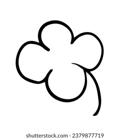 clover nature leaf luck FIGURE LINE VECTOR ICON PATTERN
