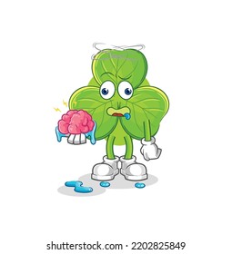 the clover no brain vector. cartoon character
