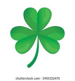 clover on a white background vector illustration design