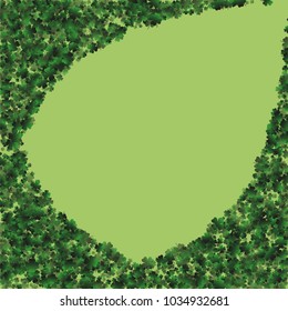 Clover pattern is a confetti which consist of many isolated elements. Stylish and beautiful clover pattern. Can be used as poster, border, background, wallpaper, card and etc