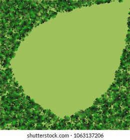 Clover pattern is a confetti which consist of many isolated elements. Stylish and beautiful clover pattern. Can be used as poster, border, background, wallpaper, card and etc