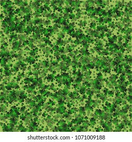 Clover pattern is a confetti which consist of many isolated elements. Stylish and beautiful clover pattern. Can be used as poster, border, background, wallpaper, card and etc