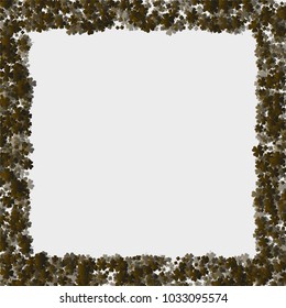 Clover pattern green is a confetti which consist of many isolated elements. Stylish and beautiful clover pattern. Can be used as poster, border, background, wallpaper, card and etc