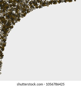 Clover pattern green is a confetti which consist of many isolated elements. Stylish and beautiful clover pattern green. Can be used as poster, border, background, wallpaper, card and etc
