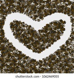 Clover pattern green is a confetti which consist of many isolated elements. Stylish and beautiful clover pattern green. Can be used as poster, border, background, wallpaper, card and etc