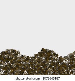 Clover pattern green is a confetti which consist of many isolated elements. Stylish and beautiful clover pattern green. Can be used as poster, border, background, wallpaper, card and etc