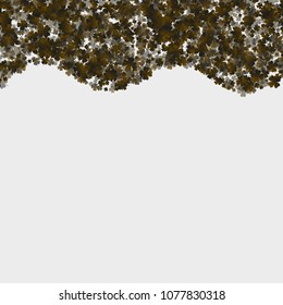 Clover pattern green is a confetti which consist of many isolated elements. Stylish and beautiful clover pattern green. Can be used as poster, border, background, wallpaper, card and etc