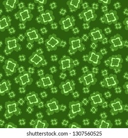 clover pattern green vector illustration