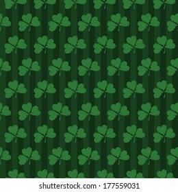 clover pattern.  Vector illustration. Background