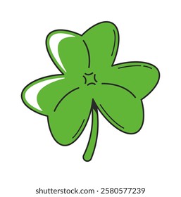Clover plant leaf lucky symbol