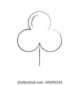 clover poker symbol icon