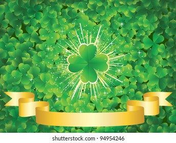 Fondo del Quatrefoil de Clover