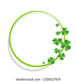 Clover and rounded banner