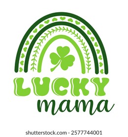 clover, saint, patrick, shamrock, irish, happy, luck, poster, illustration, march, leaf, green, vector, design, holiday, lettering, symbol, isolated, party, ireland, calligraphy, culture, background, 