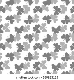 clover seamless pattern. 
