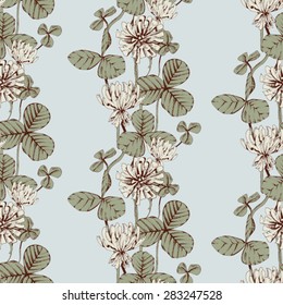 Clover Seamless Pattern, eps 8