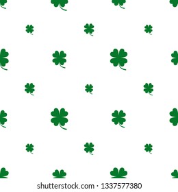 
Clover. Seamless clover pattern on a white background. flower vector