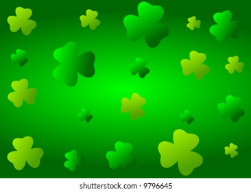 clover or shamrock green background
