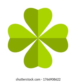 Clover or Shamrock Symbol. Vector Image.