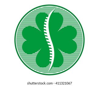clover spinal bone spine backbone