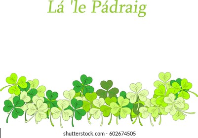 Clover for St. Patrick's day
