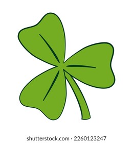 Clover. St. Patrick's Day. Vector illustration. Isolated on white background