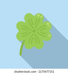 Vector plano de icono de pegatinas de arrastre. Suerte irlandesa. St patrick